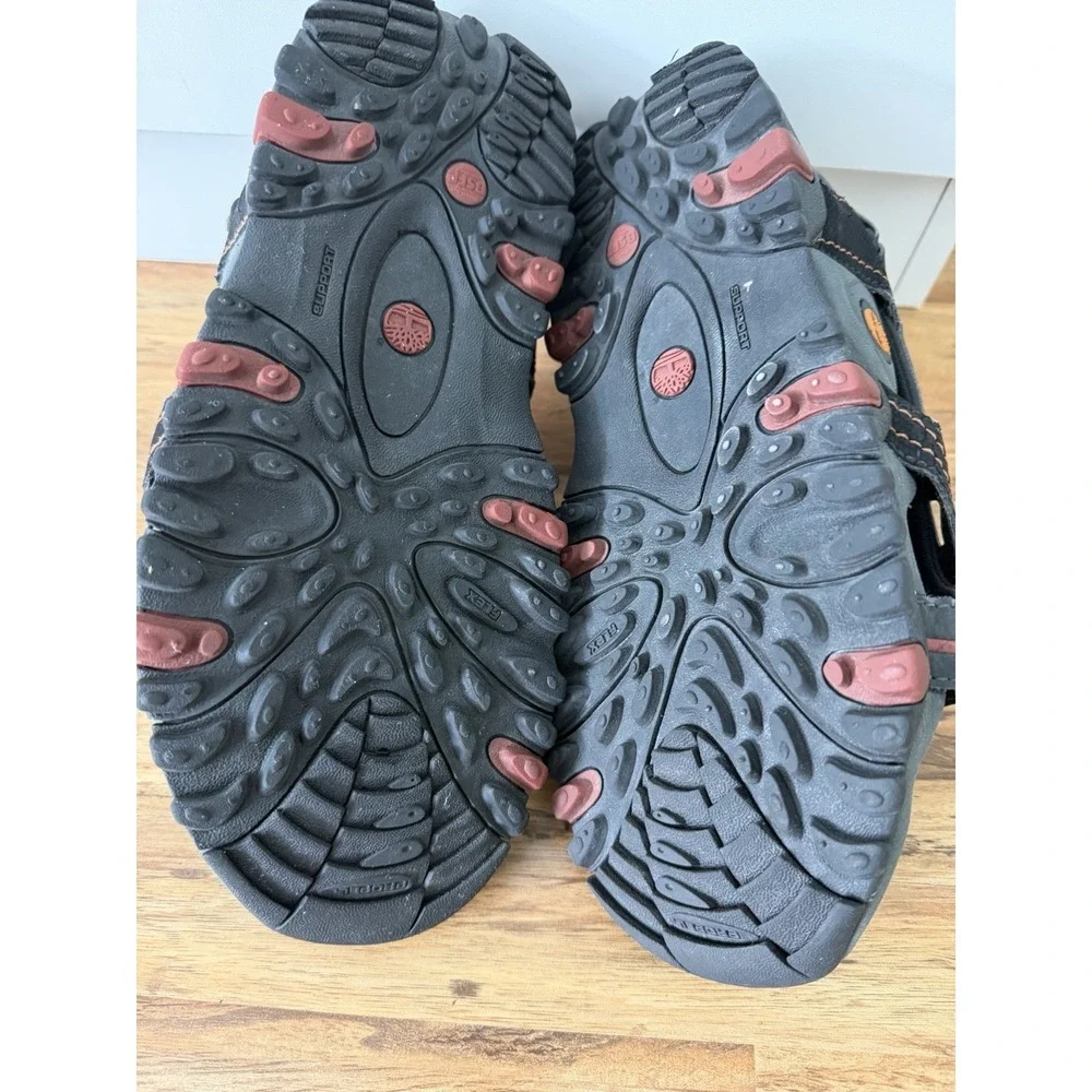 Timberland Granite Trails Men's Sport Sandals Black Red Size 9 Hiking Walking